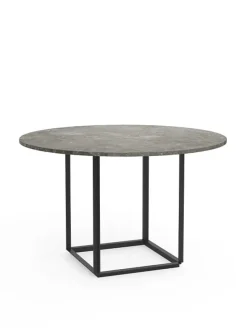 Florence spisebord Ø120, white viola fra New Works