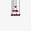 Flowerpot Chandelier VP10, 10 pendants reversed fra &Tradition