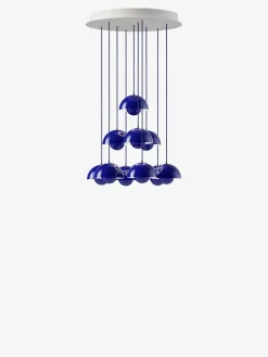 Flowerpot Chandelier VP10, 31 pendants fra &Tradition