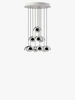 Flowerpot Chandelier VP10, 31 pendants fra &Tradition