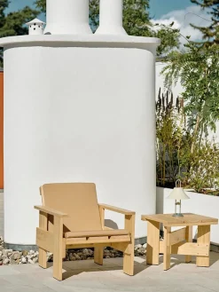 Foldbar sædehynde til Crate Loungechair, Beige fra Hay