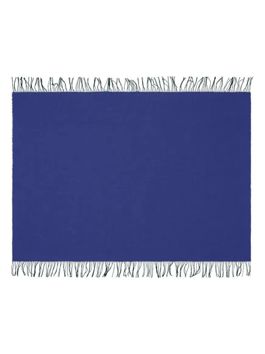 Franja Plaid, green/orange fra Silkeborg Uldspinderi