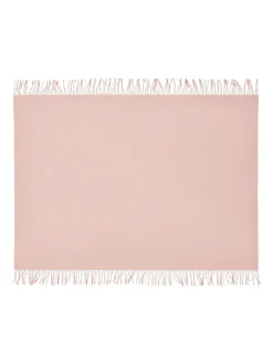 Franja Plaid, green/orange fra Silkeborg Uldspinderi