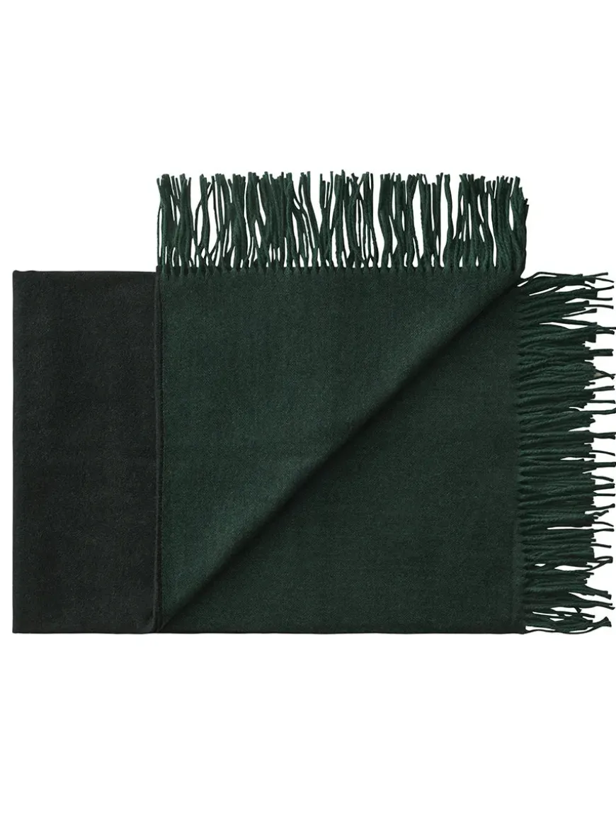 Franja Plaid, green/orange fra Silkeborg Uldspinderi