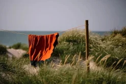 Franja Plaid, pink/yellow fra Silkeborg Uldspinderi