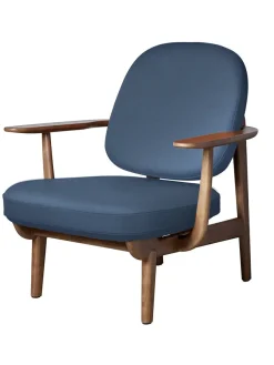 Fred Lænestol, valnødfarvet eg fra Fritz Hansen