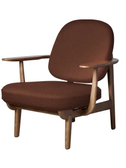 Fred Lænestol, valnødfarvet eg fra Fritz Hansen