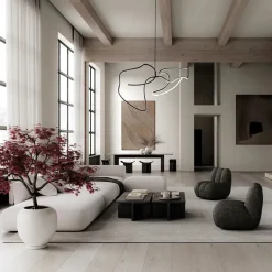 Ghost Chandelier, Big, Chrome fra 101 Copenhagen