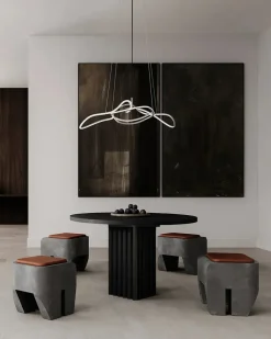 Ghost Chandelier, Mini, Burned Black fra 101 Copenhagen