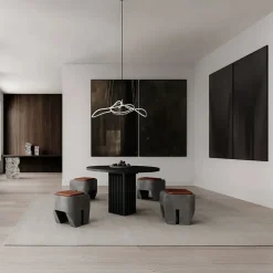 Ghost Chandelier, Mini, Burned Black fra 101 Copenhagen