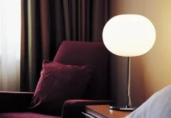 Glo-Ball T1, Black bordlampe fra Flos