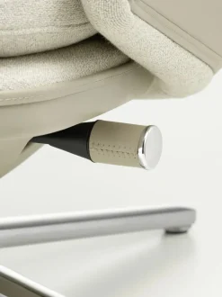 Grand Relax Lænestol inkl. Fodskammel, grey/beige fra Vitra