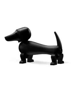 Gravhund mørkbejdset, mellem af Kay Bojesen