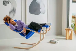 Gravity Balans Lænestol fra Variér (Sort ask)