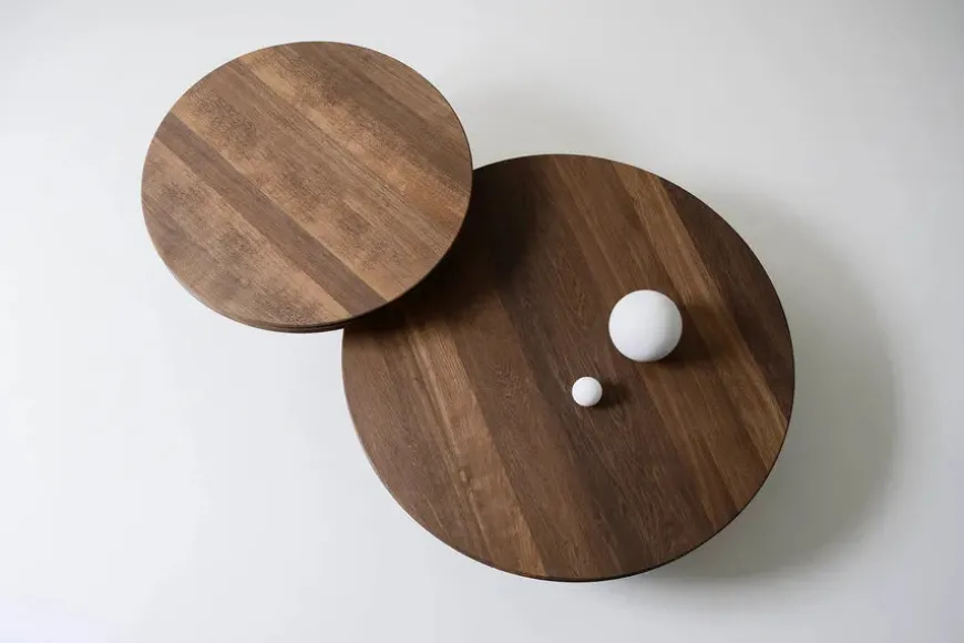 Groove Coffee Table Ø80 fra DK3