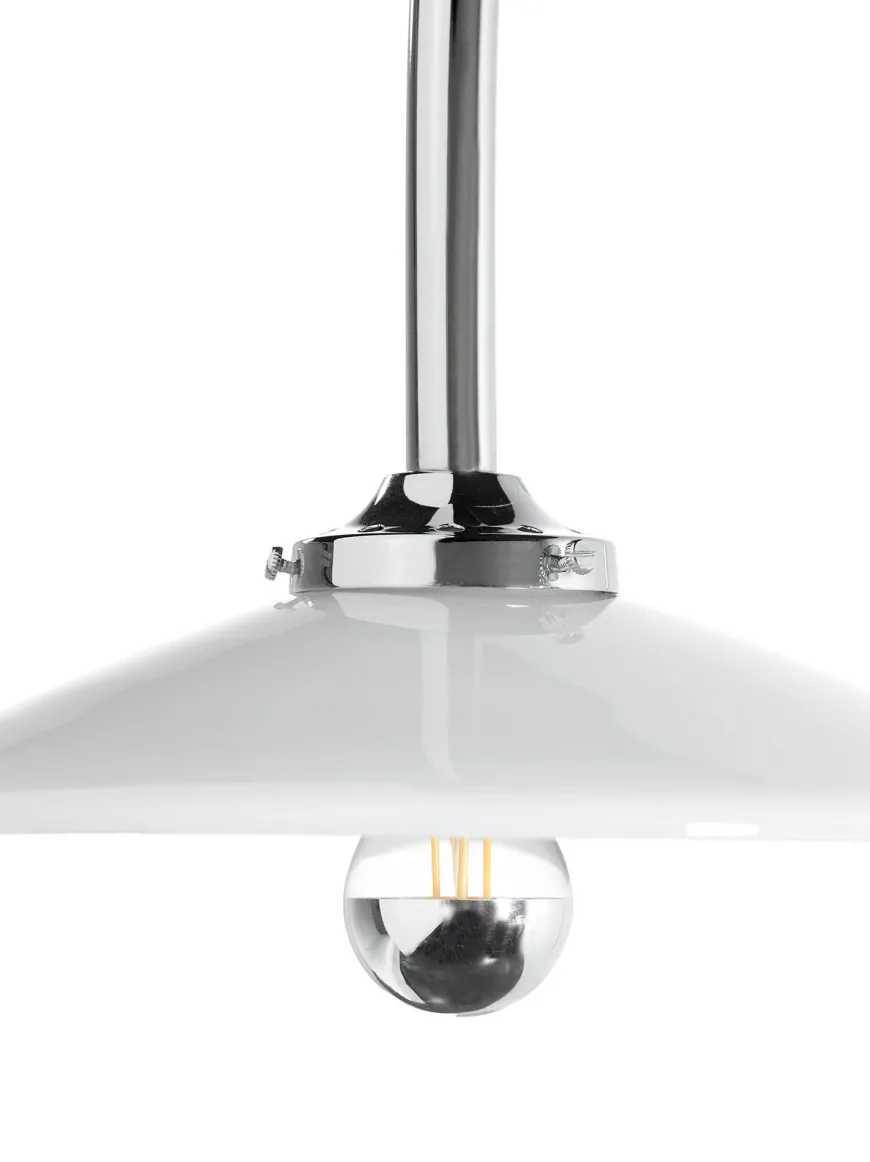 Hanging Lamp No. 2, Chromed Steel fra Valerie Objects