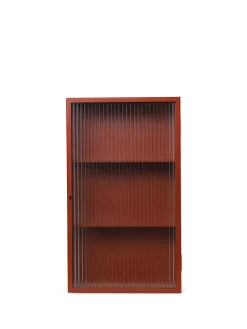 Haze Wall Cabinet, oxide red fra Ferm Living