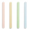 Hexagon Candle 4 Stk., pastel fra Hay