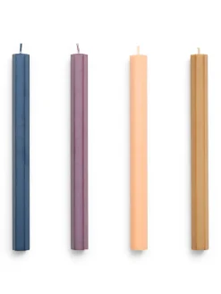 Hexagon Candle 4 Stk., pastel fra Hay