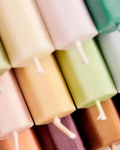 Hexagon Candle 4 Stk., pastel fra Hay