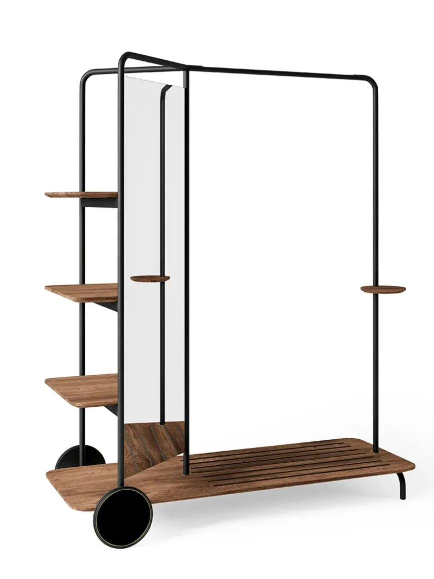 Host Wardrobe, black oak fra Stellar Works