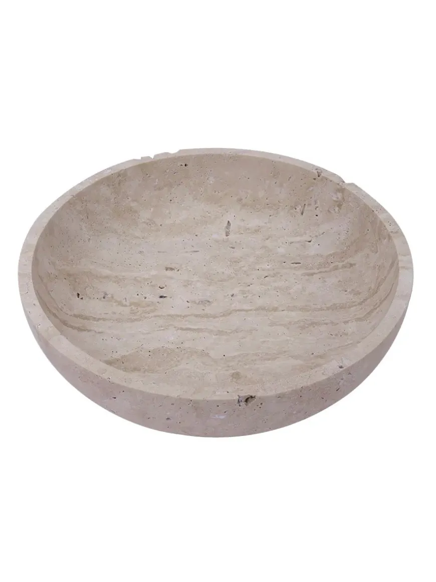 Hyben Skål, travertin fra Wabi Sabi Nordic