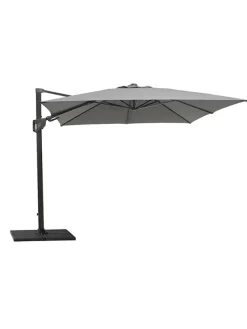 Hyde Luxe Parasol 3x3 m. med tilt inkl. fod fra Cane-line