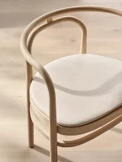 Hynde til PK15 Stol, naturlæder af Poul Kjærholm