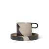 Inlay Cup with Saucer fra Ferm Living