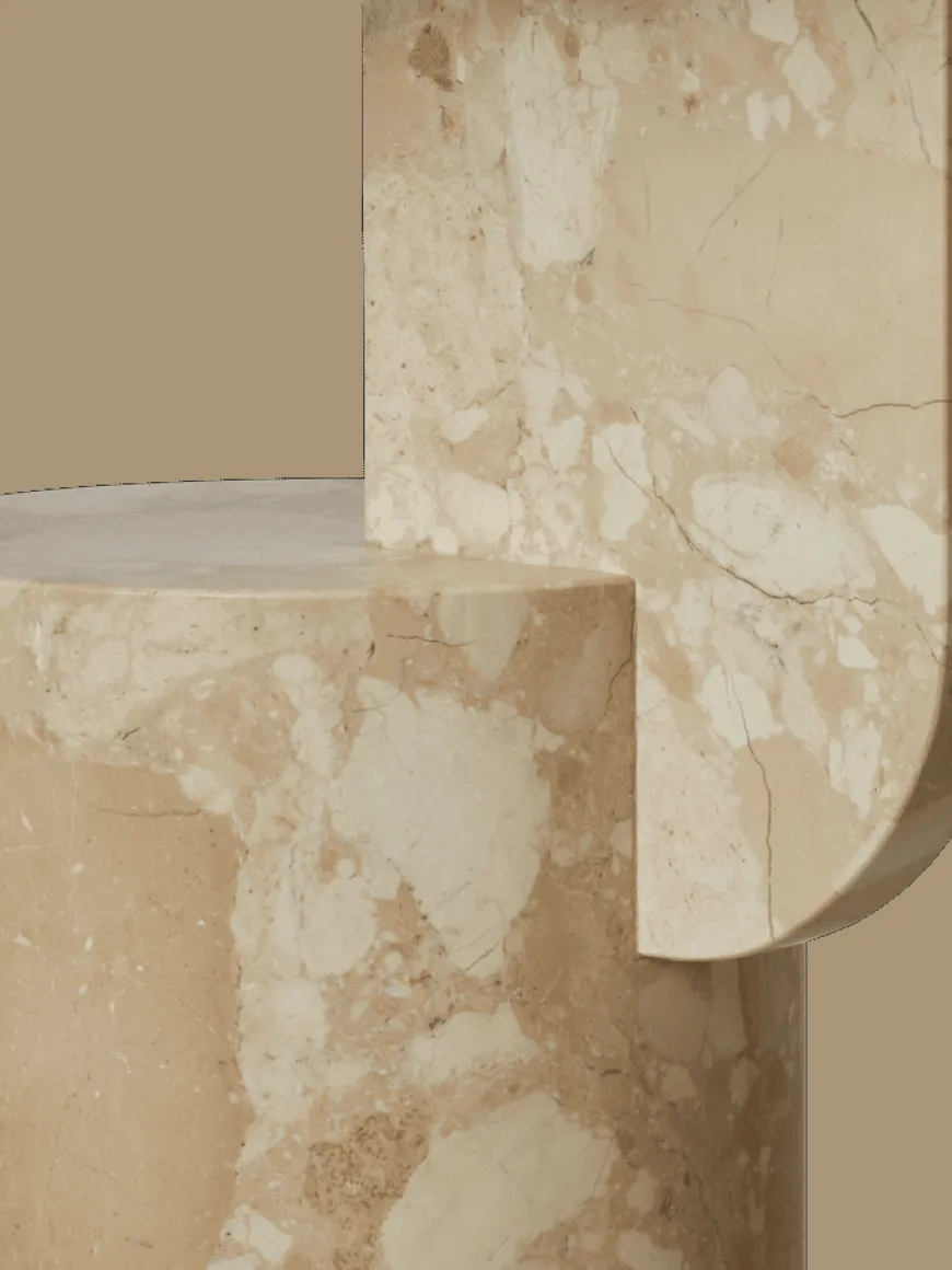 Insert Sidebord Stone Sand fra Ferm Living