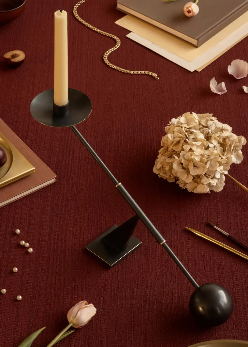 Interconnect Candle Holder - small, stainless steel fra Audo Copenhagen