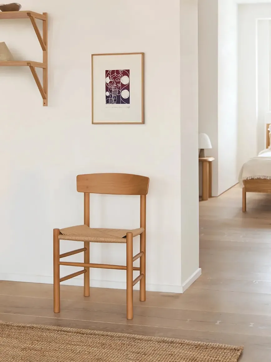 J39 Folkestolen, heritage red af Børge Mogensen