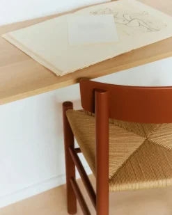 J39 Folkestolen, indigo blue af Børge Mogensen