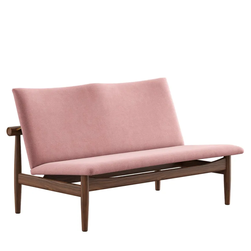 Japan 2 pers. sofa, eg klar olie af Finn Juhl