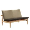 Japan 2 pers. sofa, eg olie af Finn Juhl