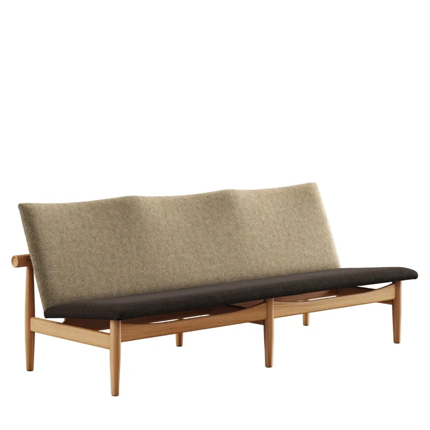 Japan 3 pers. sofa, valnød af Finn Juhl
