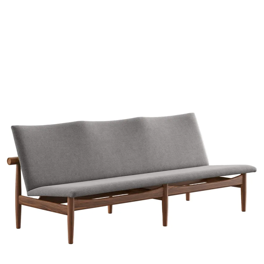 Japan 3 pers. sofa, valnød af Finn Juhl