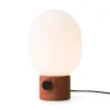 JWDA Table Lamp, red travertine stone fra Audo Copenhagen