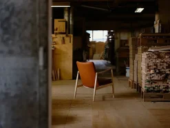 Kaminstolen, valnød af Finn Juhl