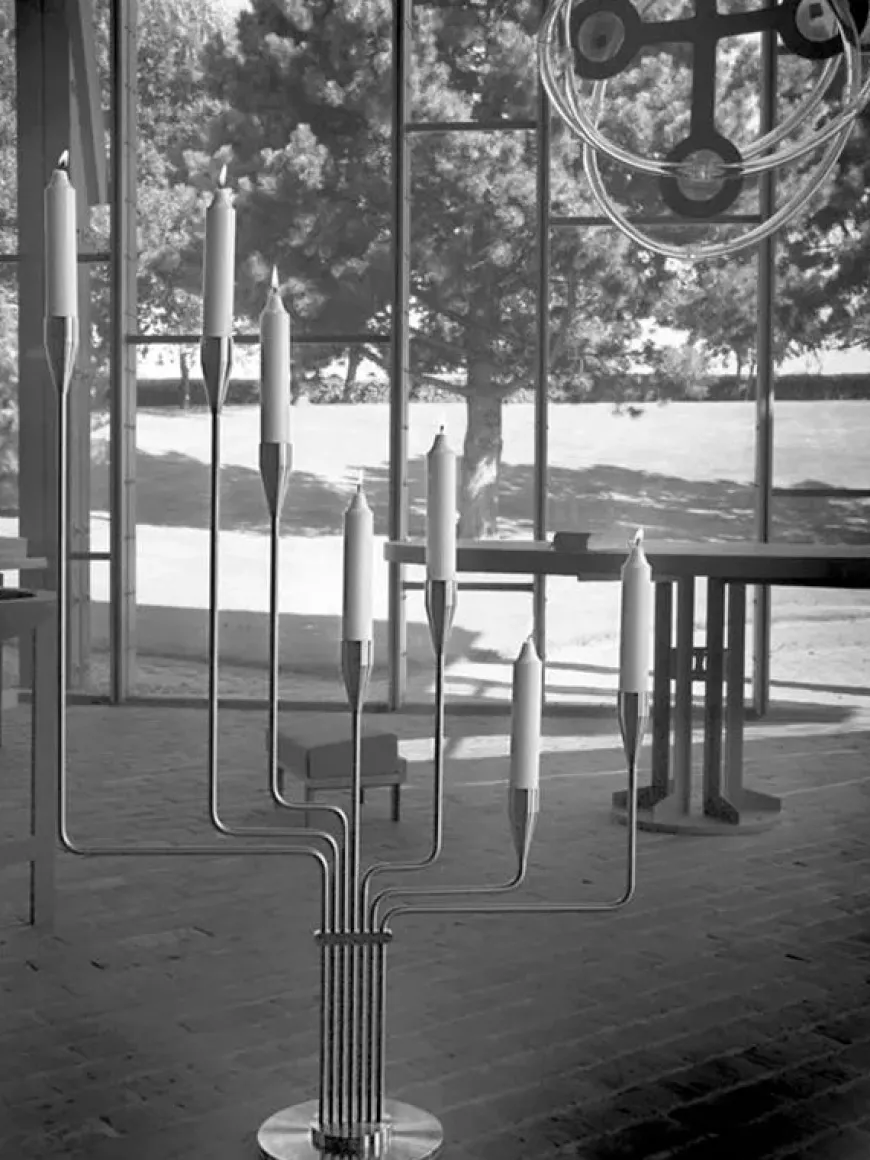 Karlsvognen maxi lysestage fra Piet Hein