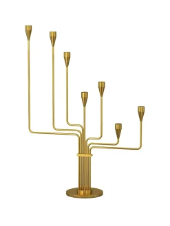 Karlsvognen Table Lysestage, sort fra Piet Hein