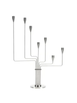 Karlsvognen Table Lysestage, sort fra Piet Hein