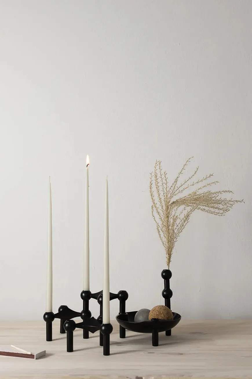 Kertelys til Nagel Lysestage, dusty green fra STOFF Nagel