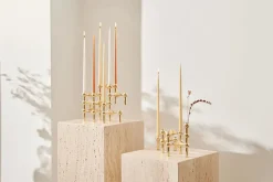 Kertelys til Nagel Lysestage, latte fra STOFF Nagel