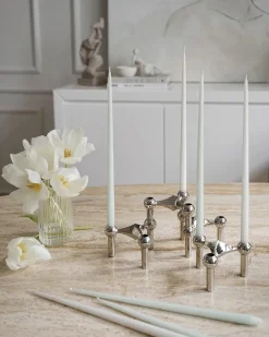 Kertelys til Nagel Lysestage, off white fra STOFF Nagel