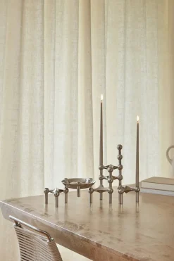 Kertelys til Nagel Lysestage, soft brown fra STOFF Nagel