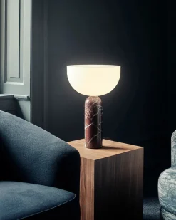 Kizu Bordlampe Large, Rosso Levanto fra New Works