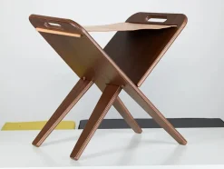 Klaburet m. Sæde i Kernelæder fra Piet Hein