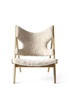 Knitting Lounge Chair, Sheepskin fra Audo Copenhagen