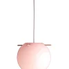Koi Pendel, rose/brass Ø32 fra Frandsen